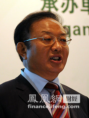 图文：中国国际经济交流中心秘书长魏建国