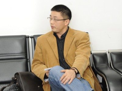 图文：湖南大学软件学院党委副书记蔡建国