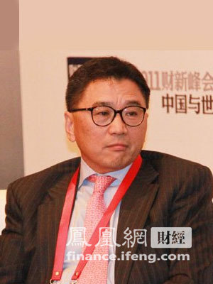图：德意志银行亚洲区投资银行部主席蔡洪平