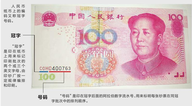 广西开始流通新冠字号码人民币