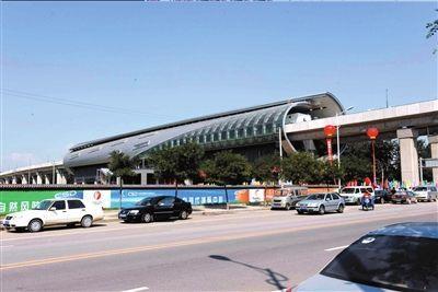 北京地铁房山线列车最高时速百公里为国内最快