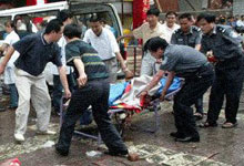 新疆喀什武警遭爆炸袭击16死16伤