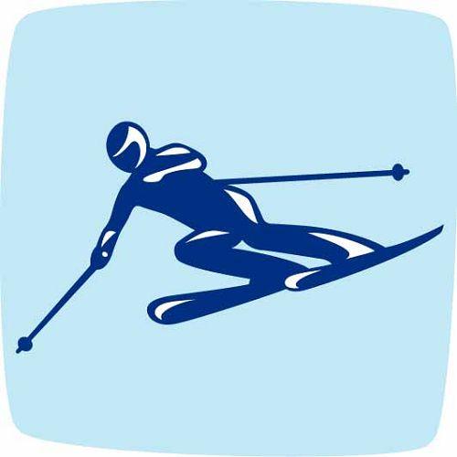 2010年温哥华冬奥会高山滑雪项目图标2010年温哥华冬奥会高山滑雪项目