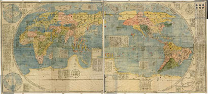 世界地图的画法教程图片
