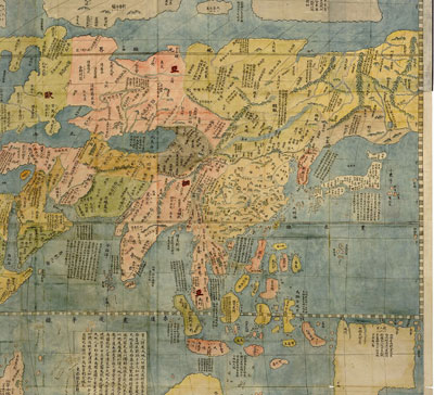 世界地图亚洲版图图片