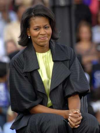 奥巴马妻子辞职助夫竞选 曾当选最佳衣着人士