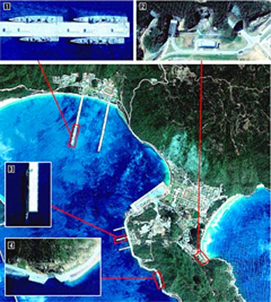 最新的三亚海军基地图片