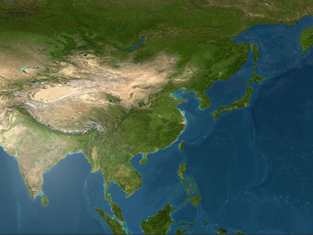 中国最小版图图片