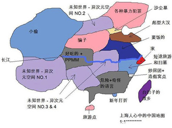 中国地图上海放大图片