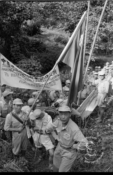 缅甸旧国旗与国民党图片