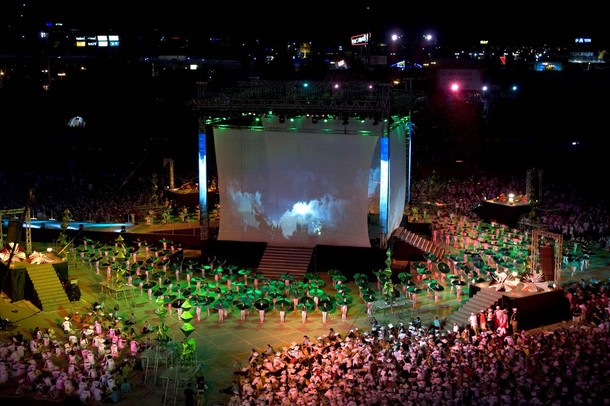 2009年高雄世界运动会开幕式现场图集