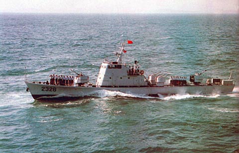 韩媒称朝鲜海军10日黄海交火舰艇为中国建造(图)