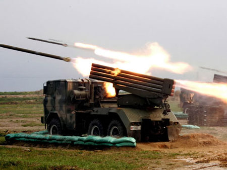 中国陆军现役火箭炮图片