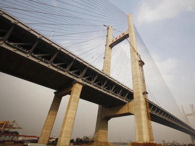 世界跨径最大双层斜拉桥闵浦大桥将通车